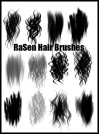 Curly Hair Brush Photoshop